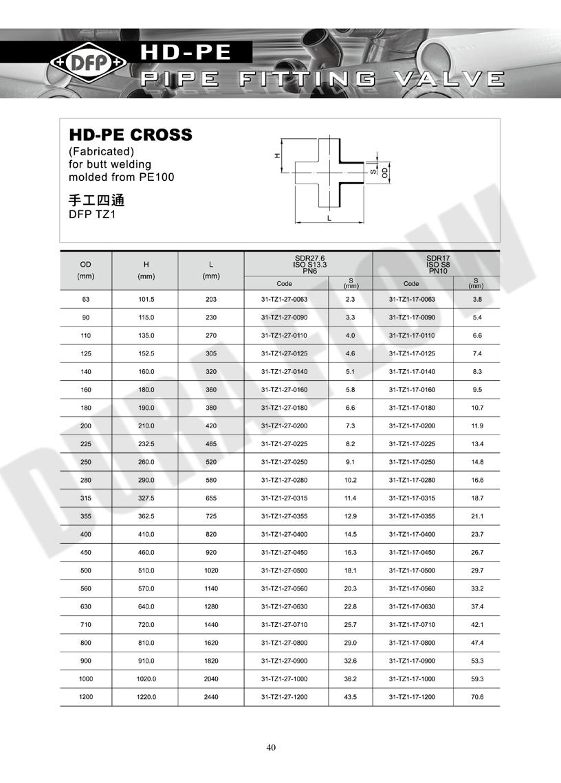 HDPE CROSS-B/W