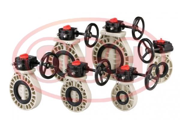 BUTTERFLY VALVE GEAR OPEARATED FULL FLANGED TYPE