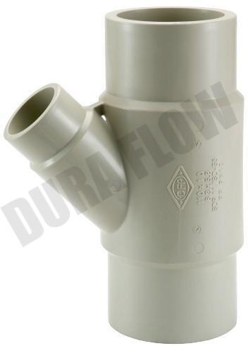 PP REDUCED 45D Y-TEE for Butt welding