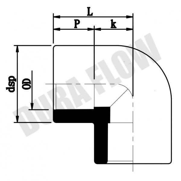 HDPE 90D ELBOWS-S/W