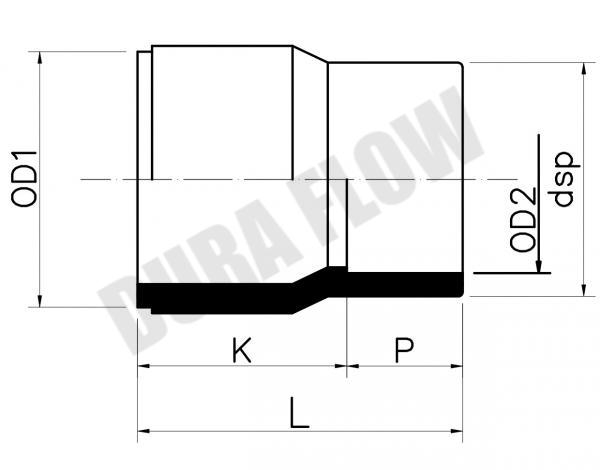 HDPE REDUCER-S/W
